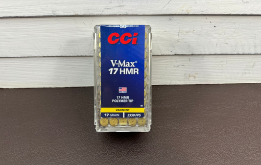 17 HMR CCI 17gr Polymer Tip Varmint 50 Round Box