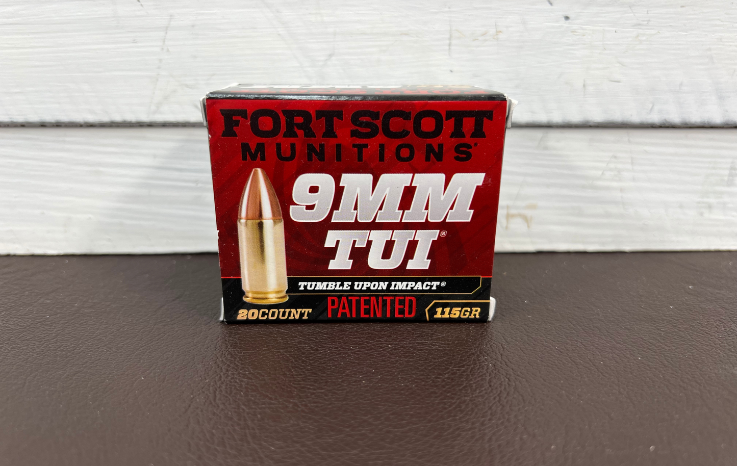 9mm Fort Scott Munitions 115gr Solid Copper Spun Tumble Upon Impact 20 Round Box