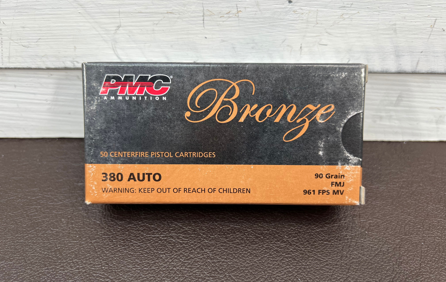 380 AUTO PMC Bronze 90gr FMJ 50 Round Box – PG Customs Outdoor Supply