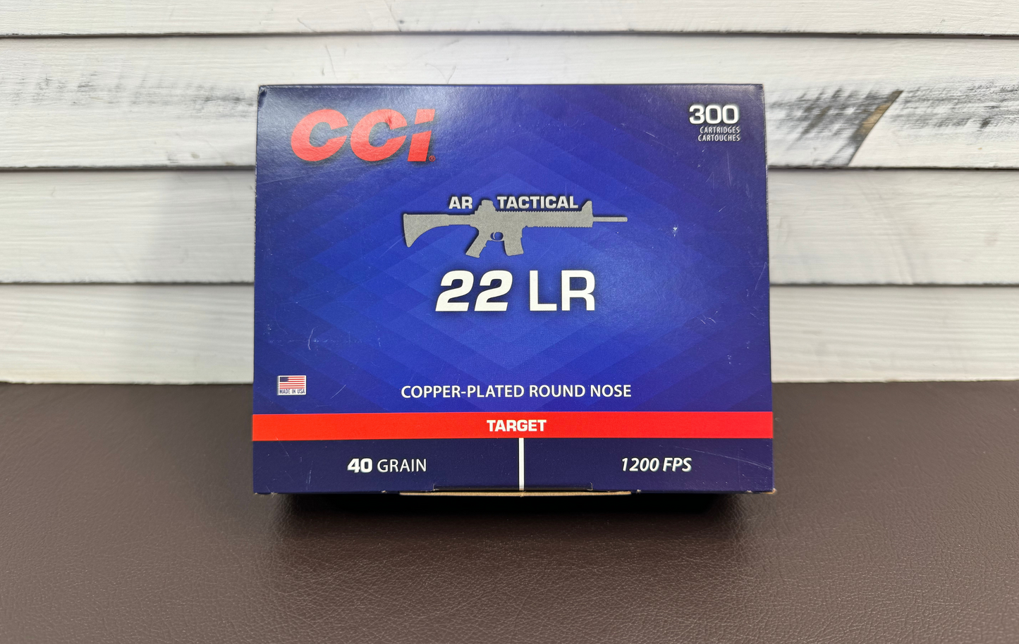 22 LR CCI AR Tactical 40gr Copper-Plated Round Nose 300 Round Box