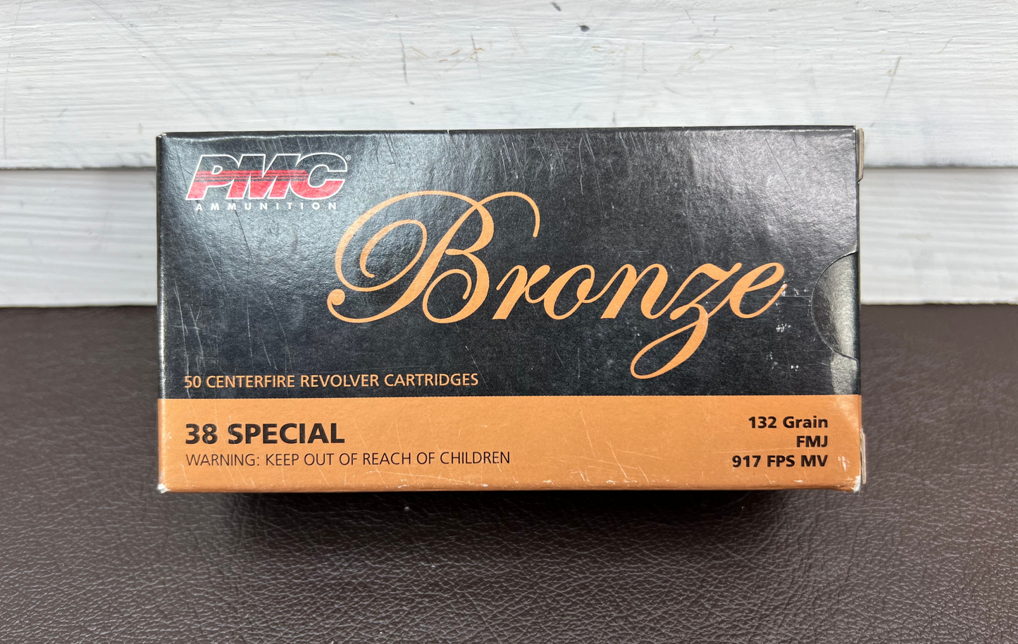 38 Special PMC Bronze 132gr FMJ 50 Round Box – PG Customs Outdoor Supply